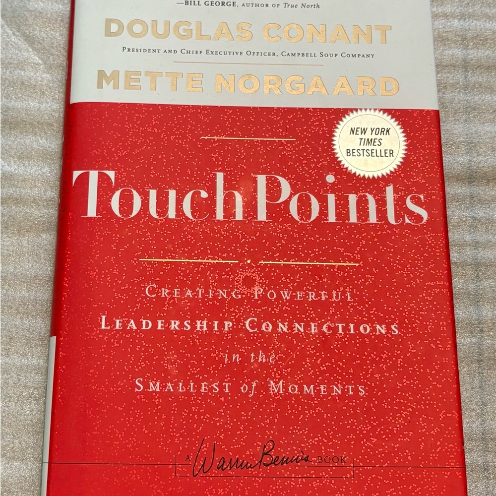TouchPoints Book by Douglas Conant and Mette Norgaard - Red Cover